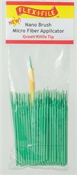 Creations Unlimited N938001B Nano Brush Bulk Pack Long Tip Pkg 100