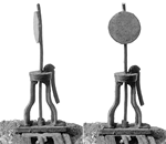 Central Valley 1604 HO Switch Stand Kit Pkg 6
