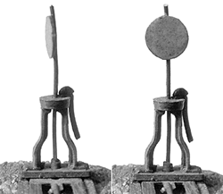 Central Valley 1604 HO Switch Stand Kit Pkg 6