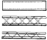 Central Valley 19025 HO Bridge Girder Sections Kit 5-7/8" Pkg 5