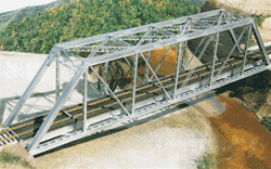 Central Valley 1906 HO 150' Through-Truss Bridge w/ Gussested Girders Kit