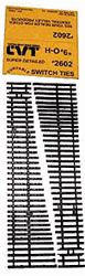 Central Valley 2602 HO CVT Curvable Switch Tie Strip #6 Right