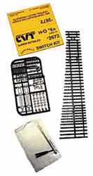 Central Valley 2672 HO CVT Curvable Switch Kit Code 70 #6 Right