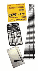 Central Valley 2882 HO CVT Curvable Switch Kit Code 83 #8 Right