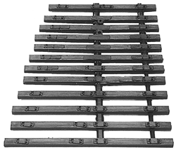 Central Valley 2902 HO CVT Curvable Switch Tie Strip #9 Right