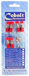 DCC Concepts CMSD Cobalt SPST Switch/LED 6 pk