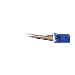 Digitrax DH127D HO Series 7 Mobile DCC Control Decoder 9-Pin Harness Socket 1A/2A Peak 2 FX7 Functions