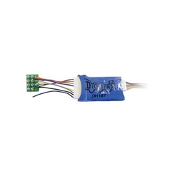 Digitrax DH187PS HO Series 7 Mobile DCC Control Decoder 8-Pin Med Plug 9-Pin Socket & PS-Harness