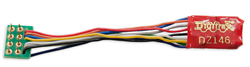 Digitrax DZ146PS Series 6 Control Decoder for Z N & HO Medium 8-Pin Plug 1" Harness