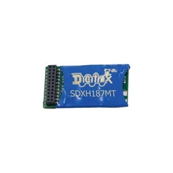 Digitrax SDXH187MT Sound and Control Decoder 21-Pin MTC21 Interface 2 Steam & Diesel Sounds Replaces 186-Series Decode