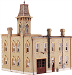 DPM 12400 HO Fire Station No. 3 Woodland Scenics DPM Landmark Structures Kit