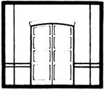 DPM 30102 HO Modular Building System Street Level Wall Sections w/Freight Door Kit