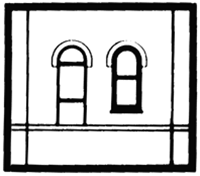 DPM 30105 HO Modular Building System Dock Level Wall Sections w/Arched Entry Kit