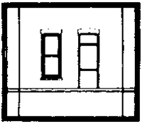 DPM 30136 HO Modular Building System Dock Level Wall Sections w/Rectangular Entry Kit
