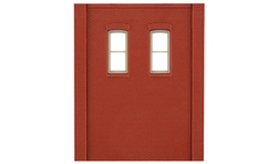DPM 30139 HO Modular Building System Two-Story Wall Sections w/2 2nd-Story Rectangular Windows Kit