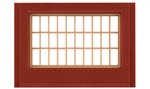 DPM 30175 HO Modular Building System One-Story Wall Sections w/Steel Sash Window Kit
