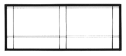 DPM 60101 N Scale Modulars System Plastic Street/Dock Level Blank Wall
