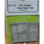 Durango Press 132 HO Freight Door Pkg 2 Style #1