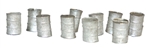 Durango Press 146 HO 55-Gallon Drums Kit Unpainted pkg 10