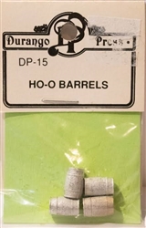 Durango Press 15 HO Wooden Barrels Large pkg 4