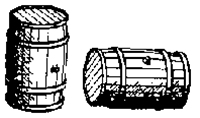 Durango Press 23 HO Wooden Barrels Small Pkg 10