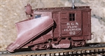 Durango Press 42 HOn3 Snow Plow Flanger HOn3 Kit Rio Grande Southern #02
