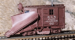 Durango Press 42 HOn3 Snow Plow Flanger HOn3 Kit Rio Grande Southern #02