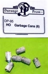 Durango Press 95 HO Garbage Cans pkg(6)