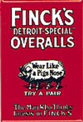 Phil Derrig 49 Magnet Finck's Overalls