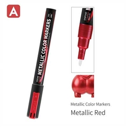 Dspiae MKA01 Super Metallic Color Paint Marker Metallic Red