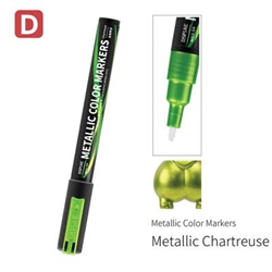 Dspiae MKA04 Super Metallic Color Paint Marker Metallic Chartreuse