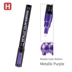 Dspiae MKA08 Super Metallic Color Paint Marker Metallic Purple