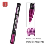 Dspiae MKA09 Super Metallic Color Paint Marker Metallic Magenta