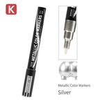Dspiae MKA11 Super Metallic Color Paint Marker Silver