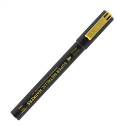 Dspiae MKS02 Super Metallic Color Paint Marker Titanium Gold