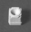 Detail Associates 1005 HO Headlights Diesels Plastic Oscillating Mars Single Beam Square Pkg 2