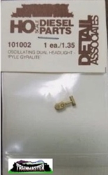 Detail Associates 101002 HO Oscillating Dual Pyle Gyralight Brass
