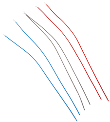 Detail Associates 1513 HO MU Jumper Cable .020" Vinyl 3" Long Pkg 6 2 Each &