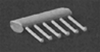 Detail Associates 2203 HO Nut-Bolt-Washer Castings Plastic Pkg 24 Scale 3/4" Nut w/2" Washer