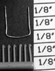 Detail Associates 2216 HO Pilot Grab Irons Curved Anticlimber Pkg 12