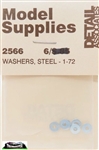 Detail Associates 2566 Steel Washers 1-72 Pkg 10