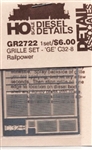 Detail Associates 2722 HO GE Air Grilles C32-8/C44-9