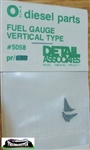 Detail Associates 5058 O Fuel gauge vertical type