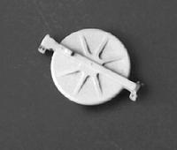 Detail Associates 6218 HO Covered Hopper Hatch Set Round pkg 8