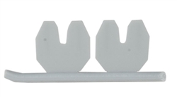 Detail Associates 6230 HO Intermodal Details Fifth Wheel Plates Unpainted
