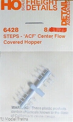 Detail Associates 6428 HO Stirrups ACF Centerflow Hopper Pkg 8