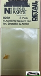 Detail Associates 8222 N Flashers 3 Types Plastic
