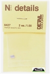 Detail Associates 8427 N Interior Details Paper Waste Bins Pkg 2