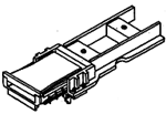 Details West 1010 HO Cushion Coupler Pockets Most 60' Freight Cars Pkg 2