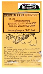 Details West 132 HO Handbrakes Ratchet Style for EMD Hood Unit Diesels